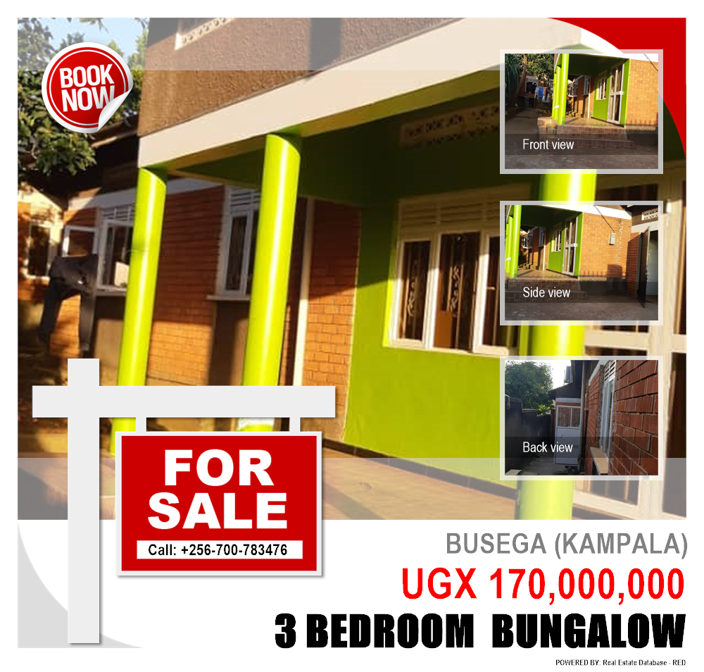 3 bedroom Bungalow  for sale in Busega Kampala Uganda, code: 99547