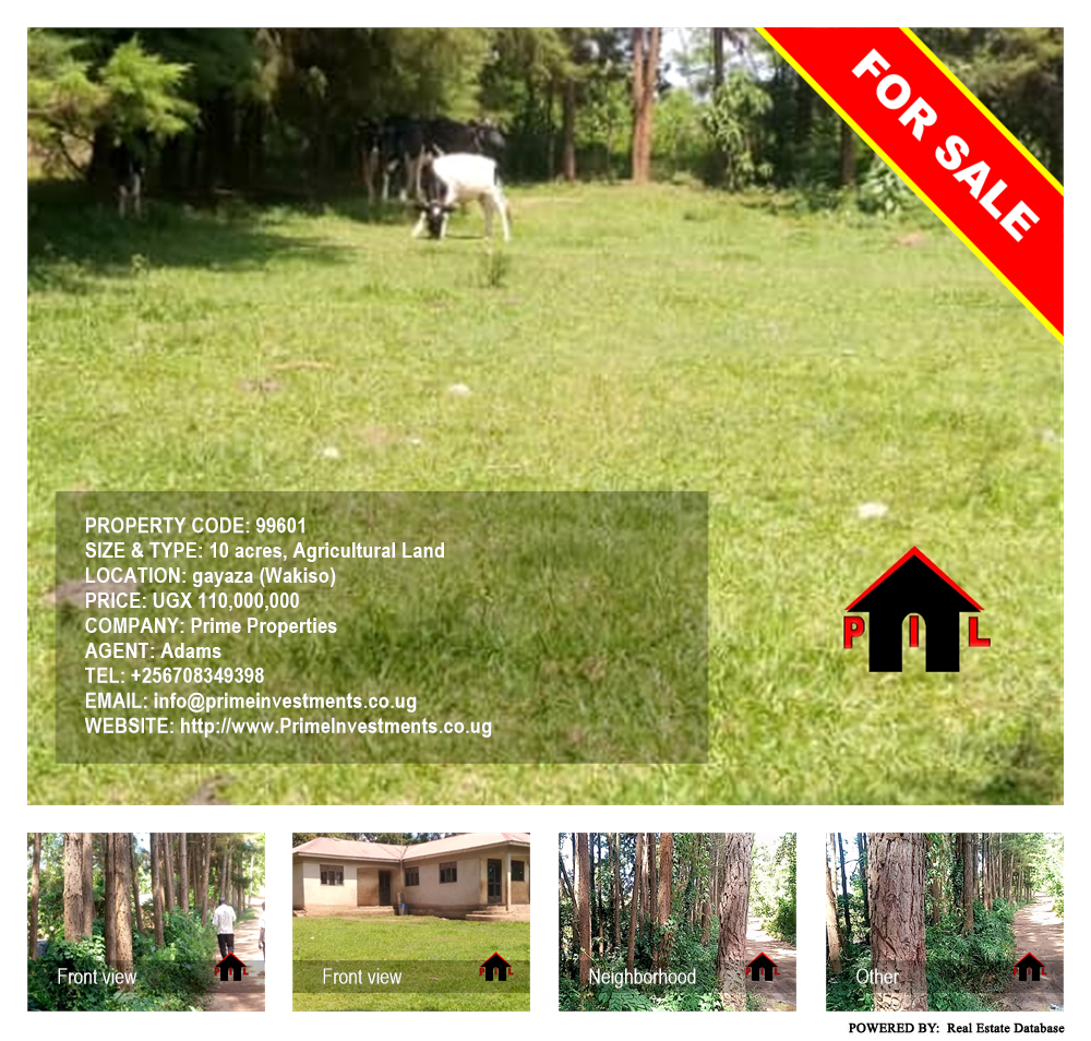 Agricultural Land  for sale in Gayaza Wakiso Uganda, code: 99601