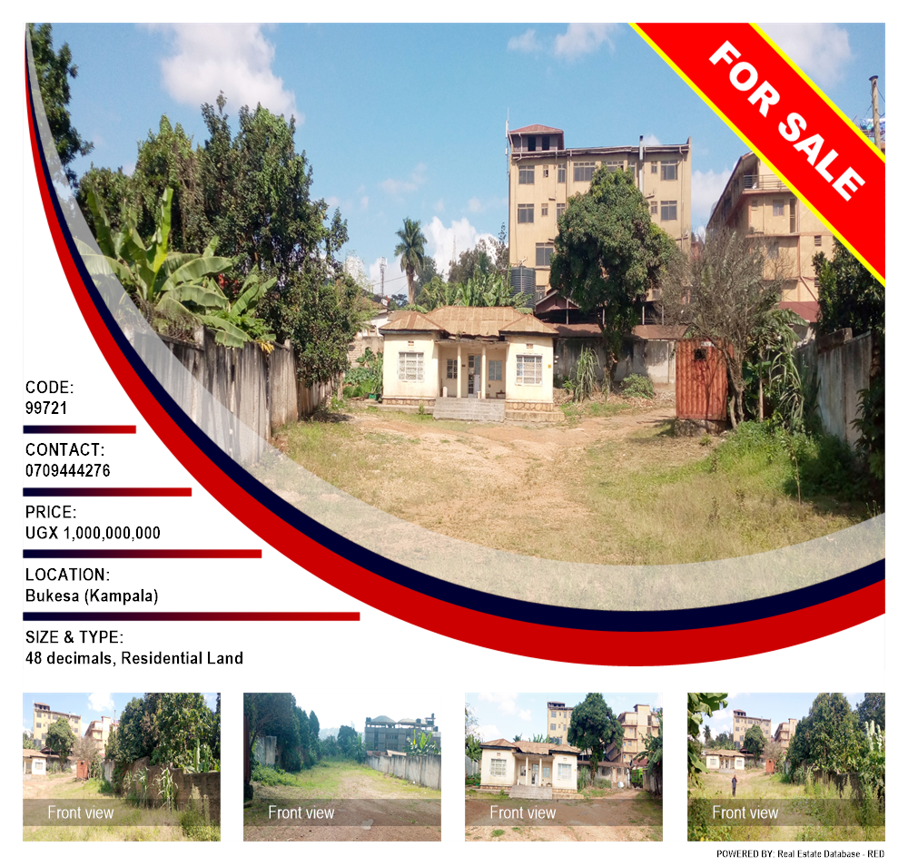 Residential Land  for sale in Bukesa Kampala Uganda, code: 99721