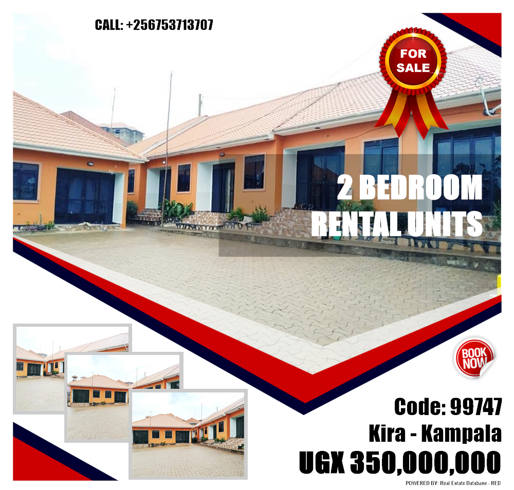2 bedroom Rental units  for sale in Kira Kampala Uganda, code: 99747