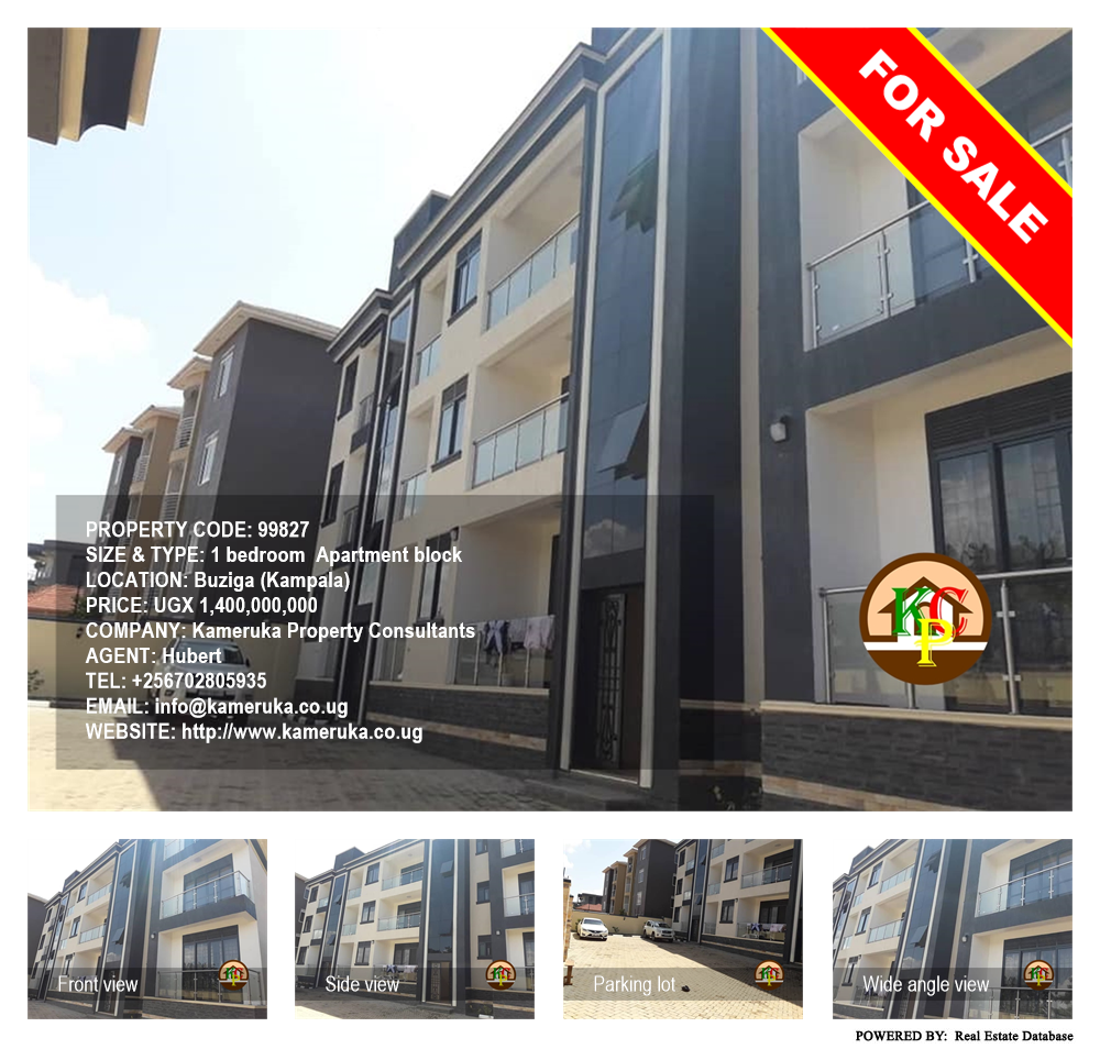 1 bedroom Apartment block  for sale in Buziga Kampala Uganda, code: 99827