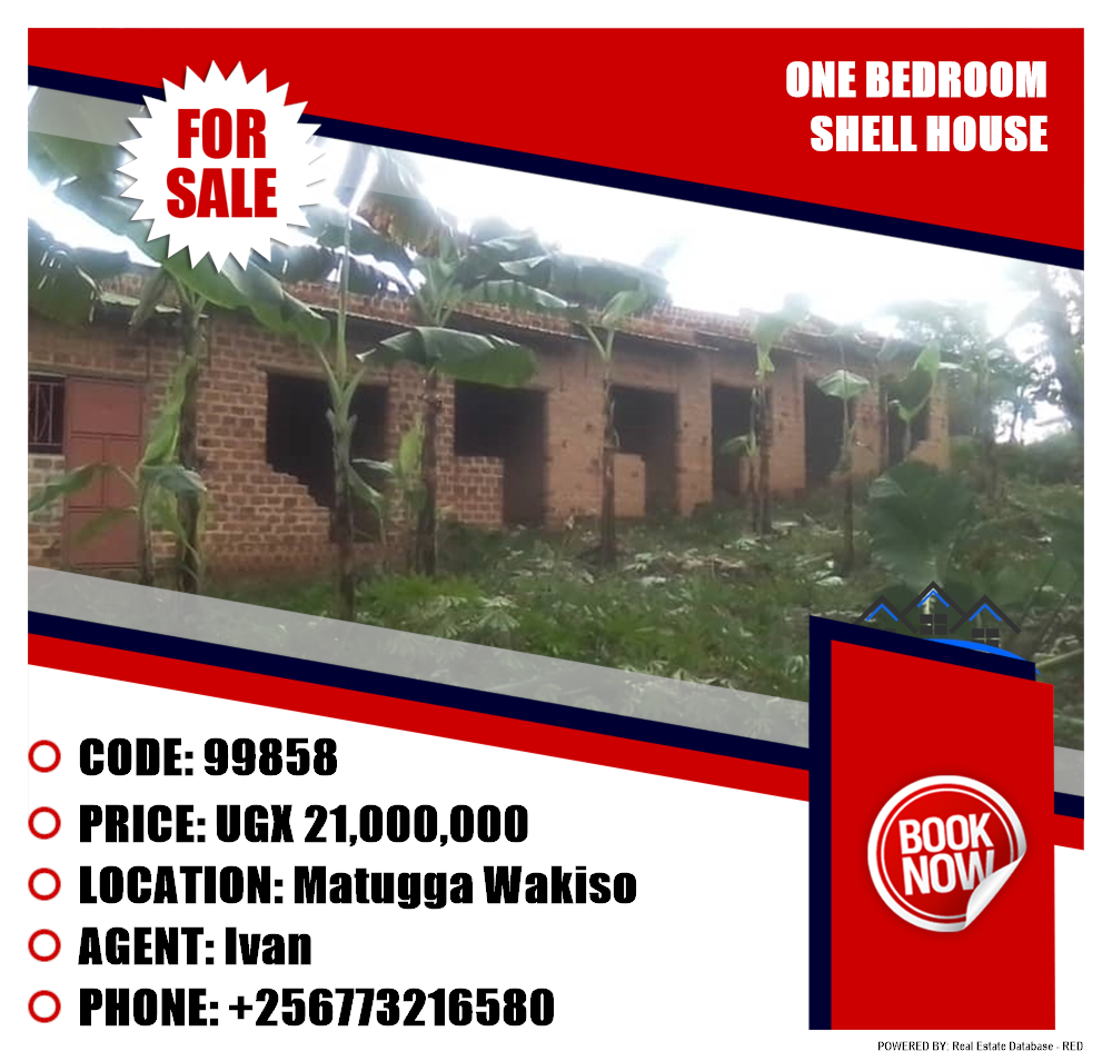 1 bedroom Shell House  for sale in Matugga Wakiso Uganda, code: 99858