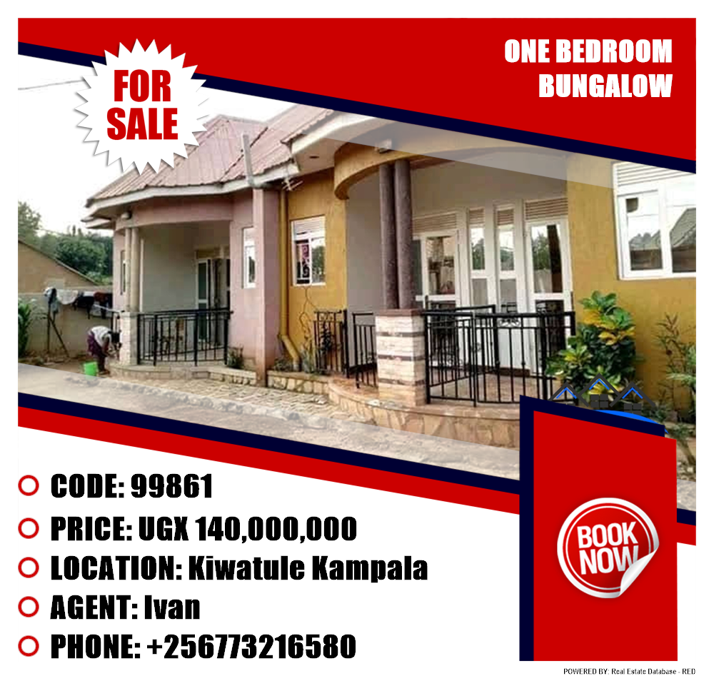 1 bedroom Bungalow  for sale in Kiwaatule Kampala Uganda, code: 99861