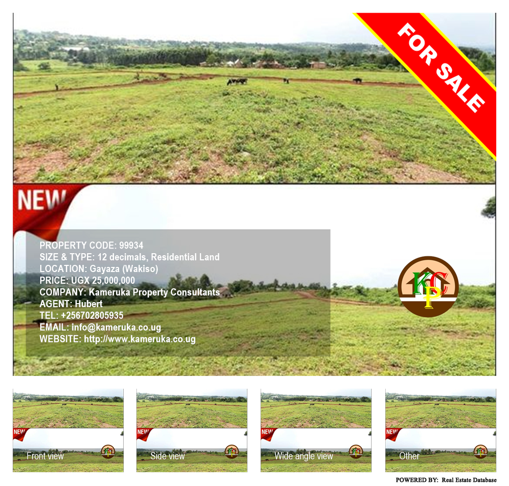 Residential Land  for sale in Gayaza Wakiso Uganda, code: 99934