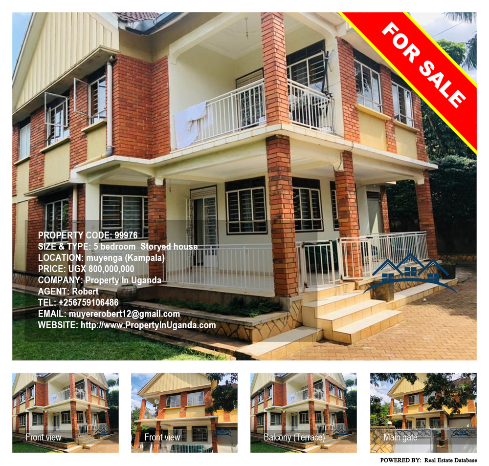5 bedroom Storeyed house  for sale in Muyenga Kampala Uganda, code: 99976
