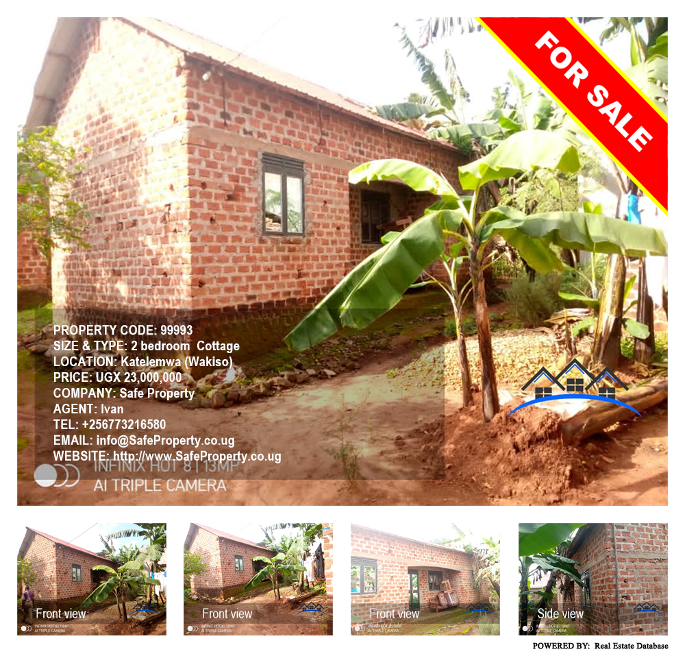 2 bedroom Cottage  for sale in Katalemwa Wakiso Uganda, code: 99993