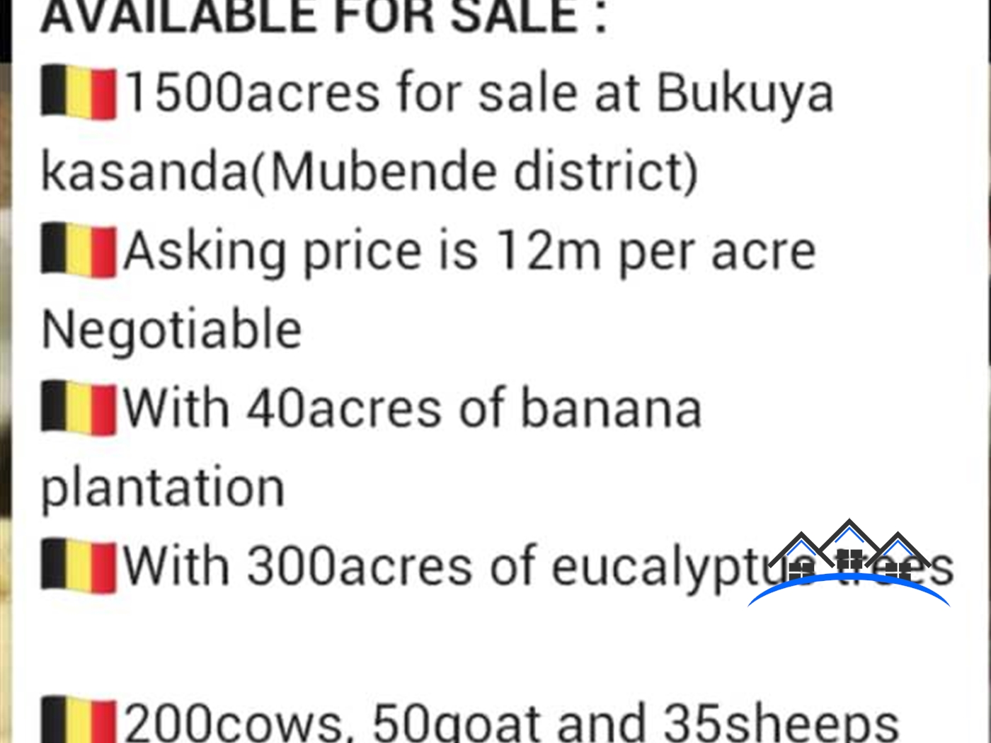 Multipurpose Land for sale in Bukuya Mubende