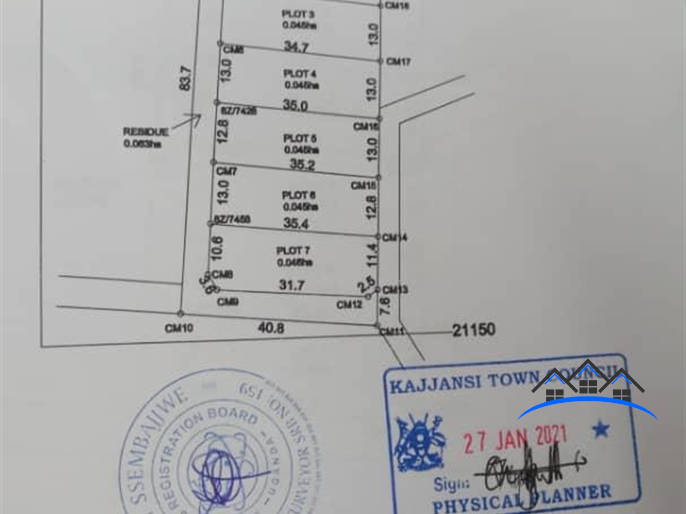 Site/Estate plan