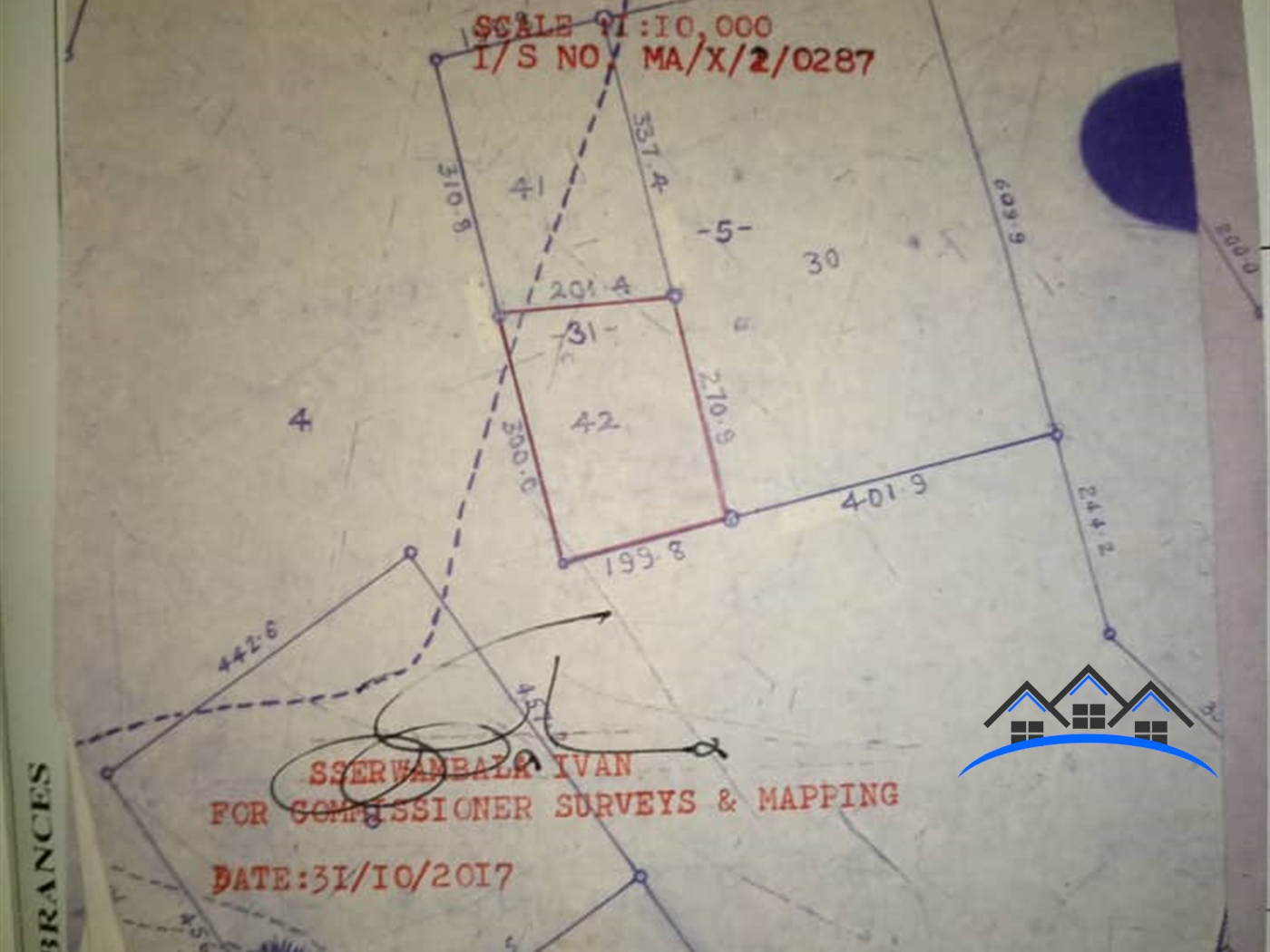 Agricultural Land for sale in Kakooge Luweero