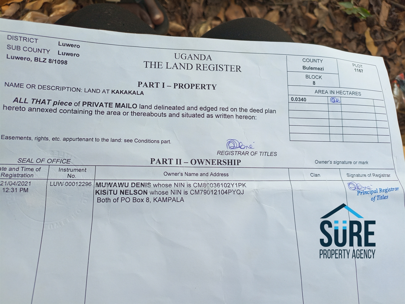 Residential Land for sale in Busiika Luweero